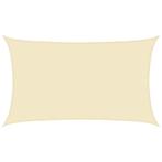 Zonnezeil Creme 5x8m - Retourdeal - 40% Korting!, Tuin en Terras, Schaduwdoeken, Ophalen of Verzenden, Nieuw