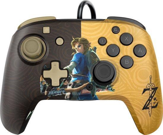 Faceoff Deluxe+ Audio Wired Controller - Zelda (Nintendo Swi, Kinderen en Baby's, Speelgoed | Overig, Nieuw, Verzenden