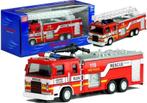 Brandweerwagen speelgoed auto - met ladder & spuitkanon -..., Ophalen of Verzenden, Nieuw