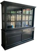 Buffetkast zwart Montfoort 220cm, Ophalen of Verzenden, Nieuw