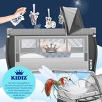 KIDIZ® 3in1 Babybedje - Campingbedje - Ledikant  - Grijs, Verzenden, Nieuw