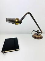 Lamp - Zeldzame Europese Bankierslamp, Circa 1900 - Messing, Antiek en Kunst