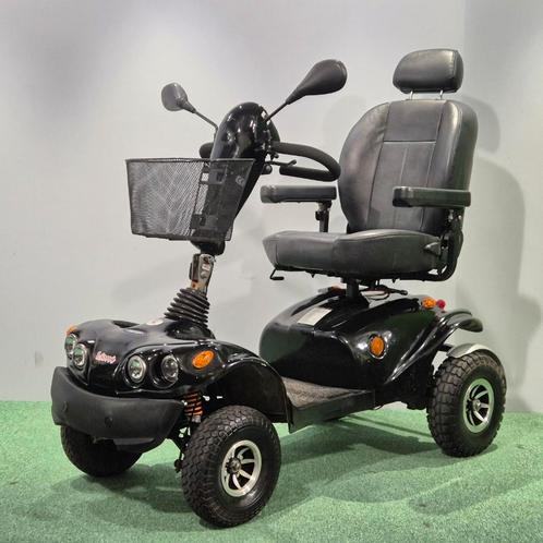 Scootmobiel - Mango Lion 4 zwart | Incl garantie & nieuwe .., Diversen, Brommobielen en Scootmobielen, Gebruikt, Mango, Ophalen of Verzenden