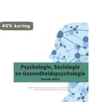 CU Psychologie, Sociologie en gezondheidspsychologie HU 2017, Verzenden, Zo goed als nieuw, Paul Riha