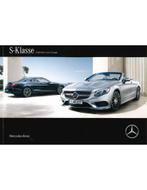 2016 MERCEDES BENZ S-KLASSE BROCHURE DUITS, Boeken, Nieuw, Author