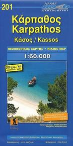 Wandelkaart 201 Karpathos - Kassos | Road Editions, Boeken, Atlassen en Landkaarten, Nieuw, Verzenden