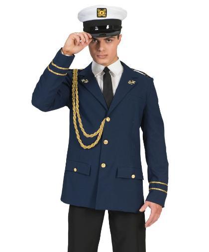 Officiersjas Marine elite, Kleding | Heren, Carnavalskleding en Feestkleding, Nieuw, Ophalen of Verzenden