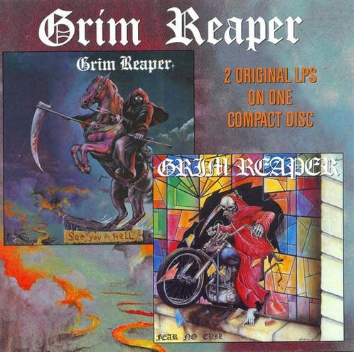 cd - Grim Reaper  - See You In Hell / Fear No Evil, Cd's en Dvd's, Cd's | Overige Cd's, Zo goed als nieuw, Verzenden