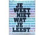 Je weet niet wat je leest - Je weet niet wat je leest, Ophalen of Verzenden, Nieuw