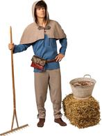 Middeleeuws Kostuum Dienaar 2-Delig, Kleding | Heren, Ophalen of Verzenden, Nieuw