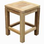 Boris bijzettafel 35x35xH46 cm teak, Ophalen of Verzenden, Nieuw, Teakhout