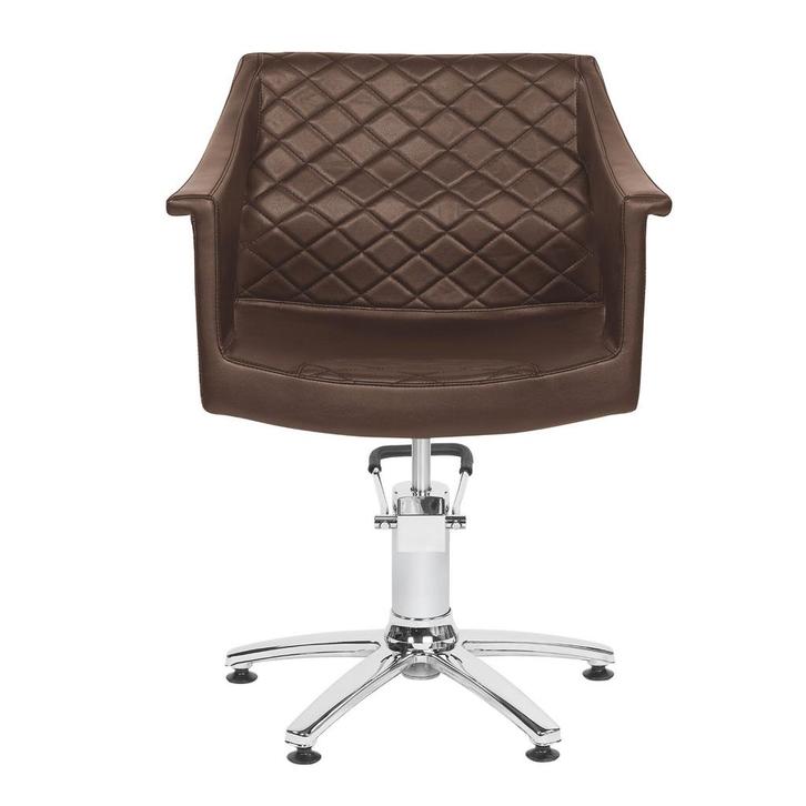 OBB kappersstoel Concorde, Huis en Inrichting, Stoelen, Eén, Bruin, Nieuw, Metaal, Overige materialen, Verzenden