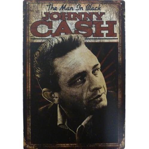 Wandbord reclamebord concert muziek Johnny Cash bord, Verzamelen, Posters, Nieuw, A4 of kleiner, Muziek, Rechthoekig Staand, Ophalen of Verzenden