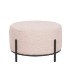 LABEL51 Poef Troy - Naturel - Boucle - XL, Huis en Inrichting, Banken | Voetenbanken en Poefen, Ophalen of Verzenden, Nieuw
