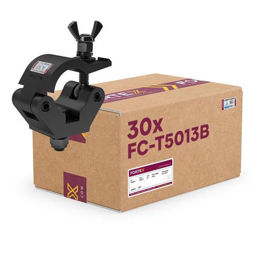 30x FORTEX Half Coupler truss klem WLL 750kg buis Ø48-51mm, Muziek en Instrumenten, Licht en Laser, Verzenden
