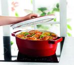 2dekans | Pyrex Slowcook Braadpan Ovaal - Gietijzer - 5,8, Witgoed en Apparatuur, Ovens, Ophalen of Verzenden, Gebruikt