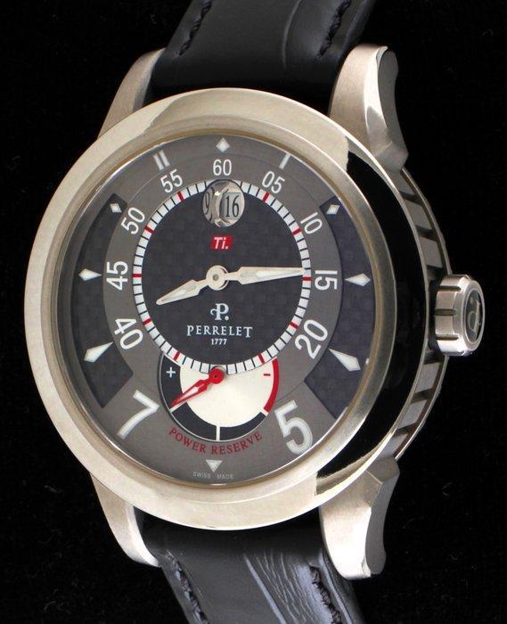 Perrelet - Ti - Titanium Carbon - Power Reserve - No, Sieraden, Tassen en Uiterlijk, Horloges | Heren
