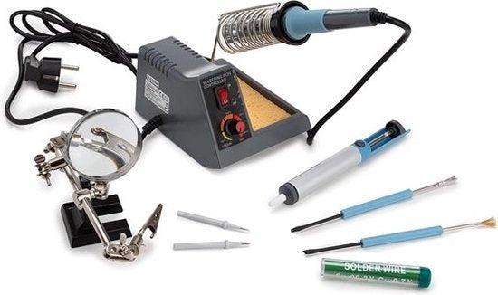 2dekans | Velleman Soldeerstation, complete set, instelbaar,, Boeken, Hobby en Vrije tijd, Zo goed als nieuw, Ophalen of Verzenden