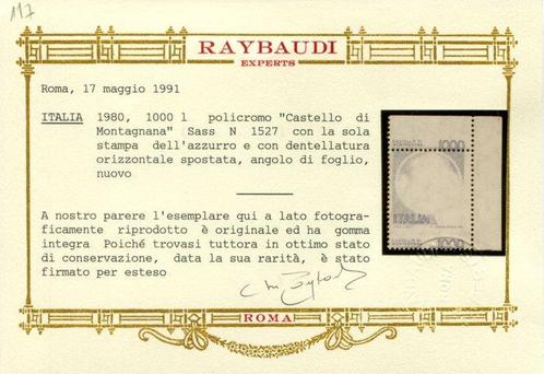 Italiaanse Republiek 1980 - Castelli 1000 lire Montagnana, Postzegels en Munten, Postzegels | Europa | Italië
