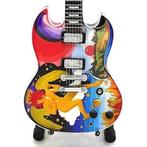 Miniatuur Gibson SG Fool  gitaar met gratis standaard, Ophalen of Verzenden, Nieuw, Pop, Beeldje of Miniatuur