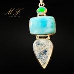 Premium - Hanger van Larimar - Opaal - Maansteen van de