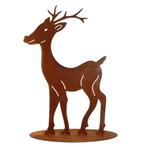Weihnachten | Metall Deko Rentier | Gartenfigur Reh, Verzenden, Nieuw