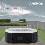 Arebos Whirlpool met ledverlichting, opblaasbaar, binnen en, Verzenden, Nieuw