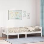 vidaXL Kinderbed zonder matras massief grenenhout wit 90x200, 90 cm, Eenpersoons, Verzenden, Wit