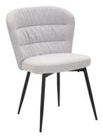 STOEL LOSANNA GRIJS SET 2 PZ CM 58X60,5X85, Huis en Inrichting, Stoelen, Ophalen of Verzenden, Nieuw