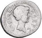 Romeinse Republiek (Imperatoriaal). Octavianus. Denarius 42