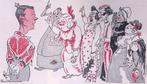Spotprent over Edward VIII en zijn mogelijk huwelijk, Antiek en Kunst, Kunst | Litho's en Zeefdrukken, Verzenden