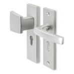Veiligheidsbeslag met duwer | Starx | 55 mm  (Aluminium), Doe-het-zelf en Verbouw, Hang- en Sluitwerk, Verzenden, Nieuw