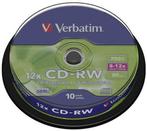 Verbatim | CD-RW | 700 MB | 10 Stuks, Computers en Software, Beschrijfbare discs, Verzenden, Nieuw
