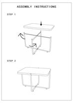 SALONTAFEL CEBU CM 75X55X46,5, Ophalen of Verzenden, Nieuw