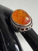 Barnsteen Prachtige Zilveren Ring - Barnsteen (Zonder, Verzamelen