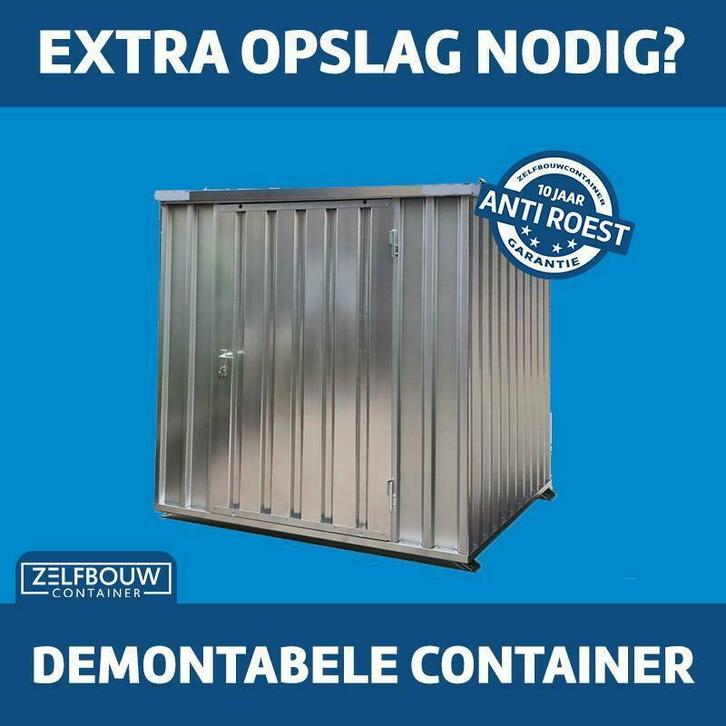 Koop nu - zeecontainer , zelf opzetbaar! - 10 ft _ op=op, Doe-het-zelf en Verbouw, Containers