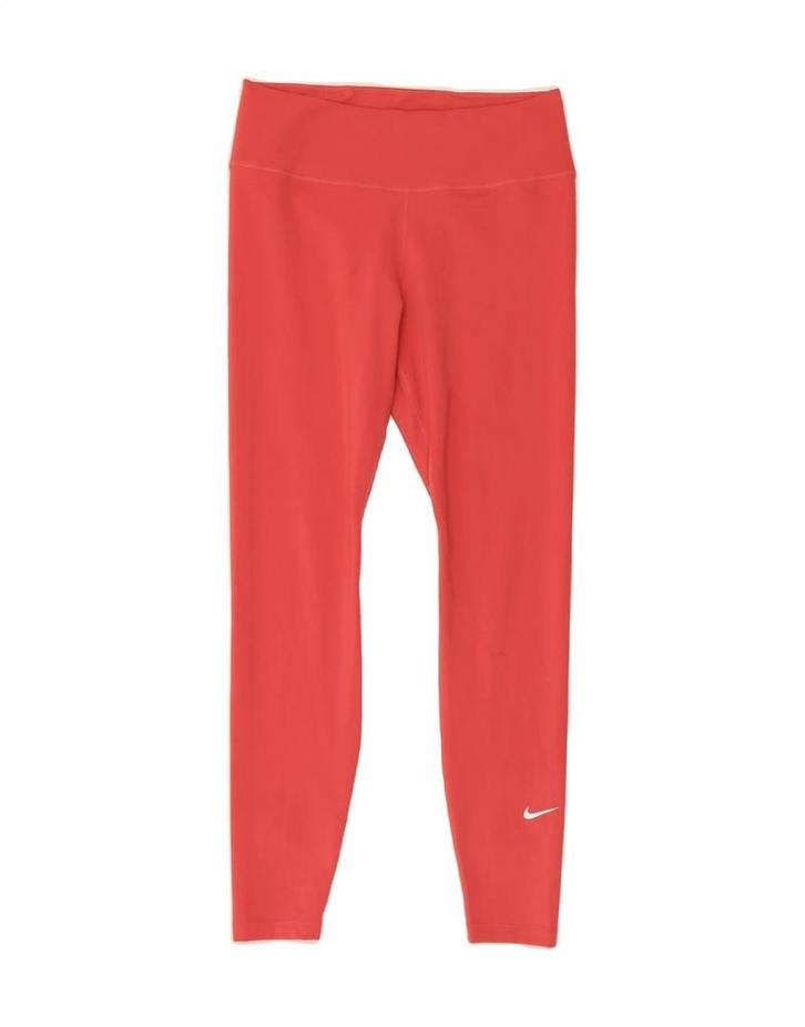 NIKE Womens Dri Fit Leggings UK 14 Medium  Red Polyester, Kleding | Dames, Leggings, Maillots en Panty's, Verzenden