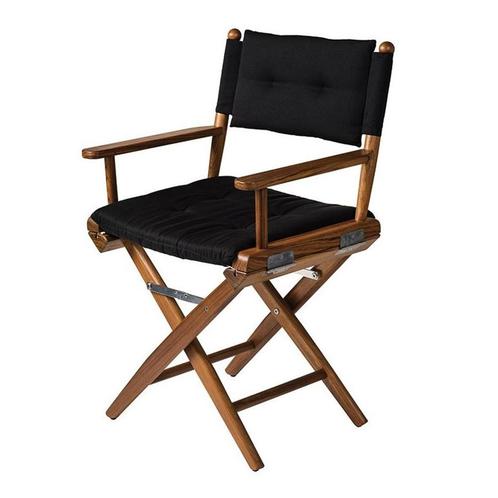 ARC Regisseursstoel Teak Geolied Zwart Deluxe, Watersport en Boten, Accessoires en Onderhoud, Nieuw, Ophalen of Verzenden