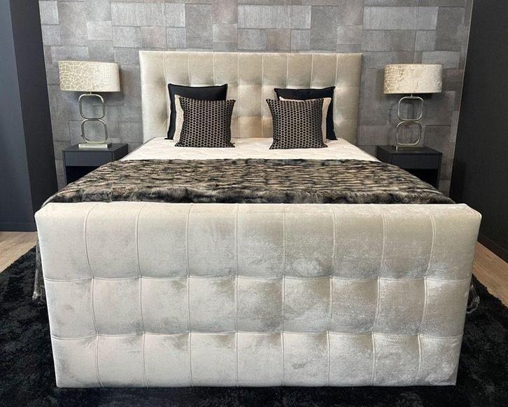 Boxspring Adige Beige, Huis en Inrichting, Slaapkamer | Boxsprings