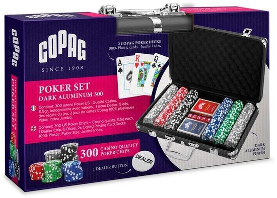 COPAG® Poker Set 300 Chips inclusief 2x 100% duurzame PVC S, Kinderen en Baby's, Speelgoed | Educatief en Creatief, Nieuw, Verzenden