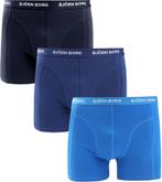 Bjorn Borg Boxers 3Pack Donkerblauw Lichtblauw maat L Heren, Verzenden, Bjorn Borg, Boxer