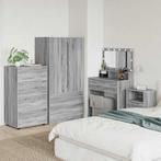 vidaXL Opslagkasten 2 pcs Grijs Sonoma 60 x 48 x 105 cm, Huis en Inrichting, Kasten | Overige, Verzenden, Nieuw