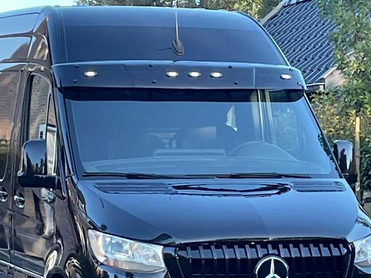 Zonneklep met  Led, Auto-onderdelen, Sidebars, Erkend duurzaam, Nieuw, 12 maanden garantie, Ophalen of Verzenden