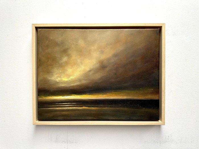 Joost Verhagen - Cadzand Storm, Antiek en Kunst, Kunst | Schilderijen | Modern