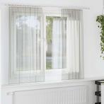 vidaXL Gordijnen voile met roedezakken 2 st lichtgrijs, Huis en Inrichting, Verzenden, Nieuw, Grijs