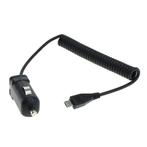 USB Micro B autolader met vaste spiraalkabel - 1A, Telecommunicatie, Nieuw, Ophalen of Verzenden