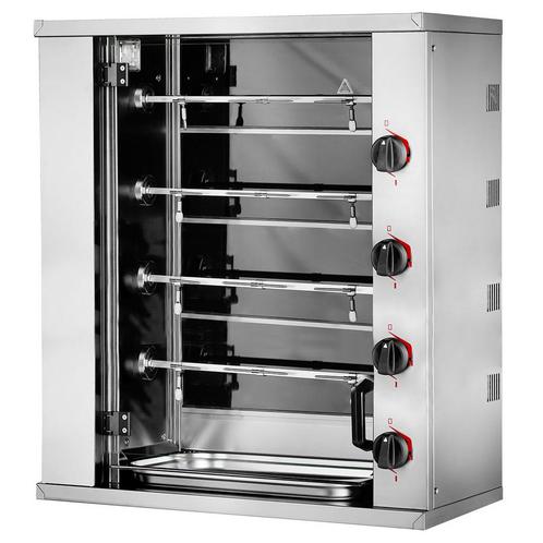 GGM Gastro | Elektrische mini kippengrill - 8,8 kW - met 4 |, Tuin en Terras, Barbecue-accessoires, Verzenden