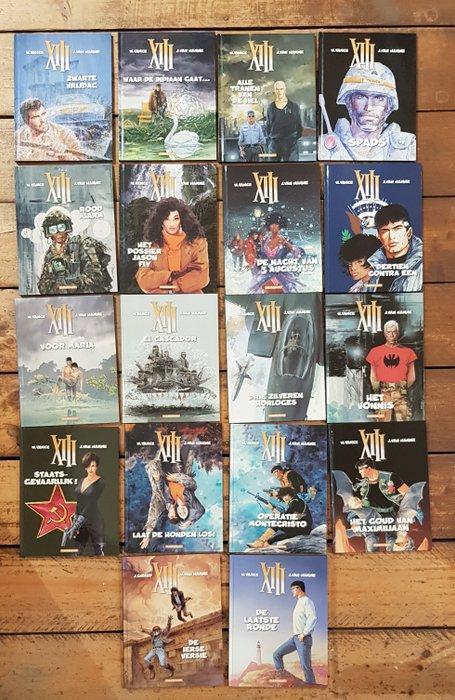XIII 1 t/m 18 - Complete eerste cyclus HC in box - 18 Album, Boeken, Stripboeken