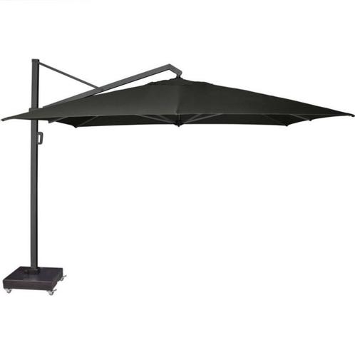 Icon zweefparasol 350x350 cm faded black, Tuin en Terras, Parasols, Nieuw, Ophalen of Verzenden