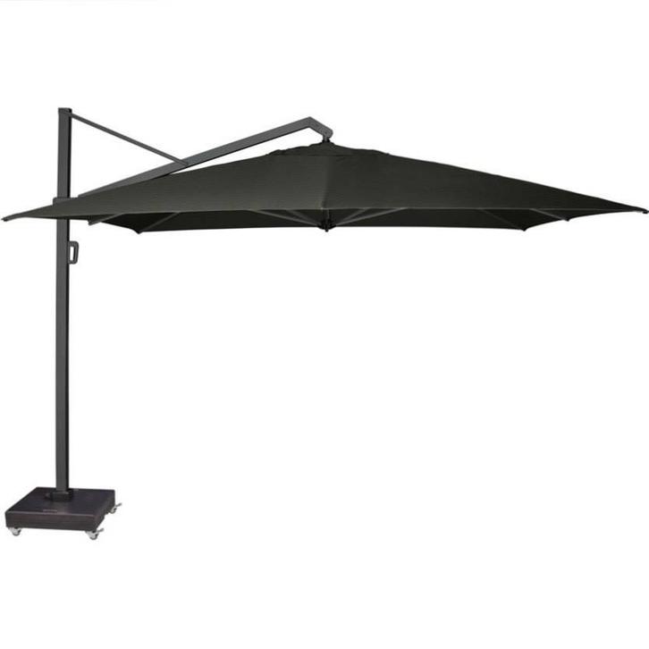 Icon zweefparasol 350x350 cm faded black, Tuin en Terras, Parasols, Nieuw, Ophalen of Verzenden